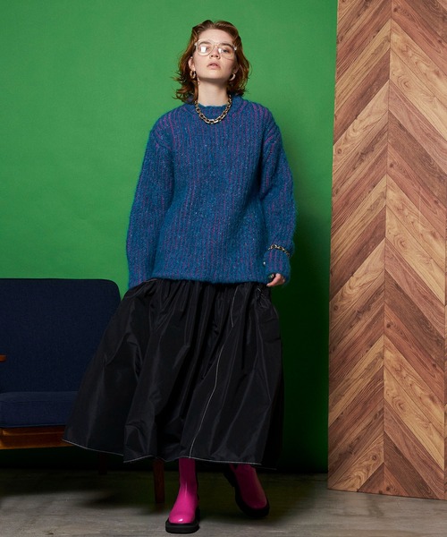 MAISON SPECIAL（メゾンスペシャル）の「カラーネップニットトップ  