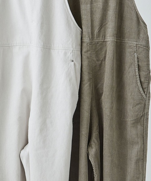 conges payes ADIEU TRISTESSE(コンジェ ペイエ アデュートリステス)の「【店舗限定】コーデュロイサロペット(サロペット/オーバーオール・レディース・ライトカーキ/キナリ・38)」の10枚目の写真