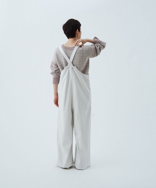 conges payes ADIEU TRISTESSE(コンジェ ペイエ アデュートリステス)の「【店舗限定】コーデュロイサロペット(サロペット/オーバーオール・レディース・ライトカーキ/キナリ・38)」の7枚目の写真