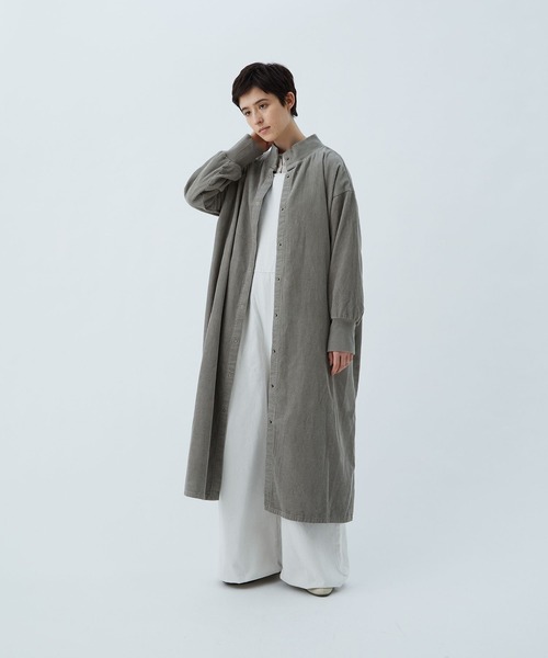 conges payes ADIEU TRISTESSE(コンジェ ペイエ アデュートリステス)の「【店舗限定】コーデュロイサロペット(サロペット/オーバーオール・レディース・ライトカーキ/キナリ・38)」の9枚目の写真