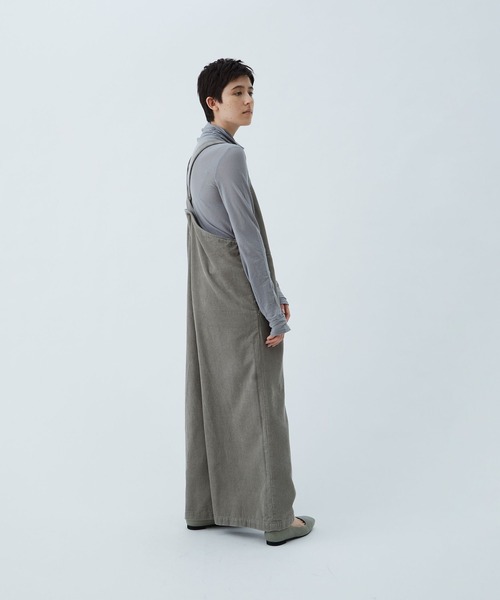 conges payes ADIEU TRISTESSE(コンジェ ペイエ アデュートリステス)の「【店舗限定】コーデュロイサロペット(サロペット/オーバーオール・レディース・ライトカーキ/キナリ・38)」の17枚目の写真
