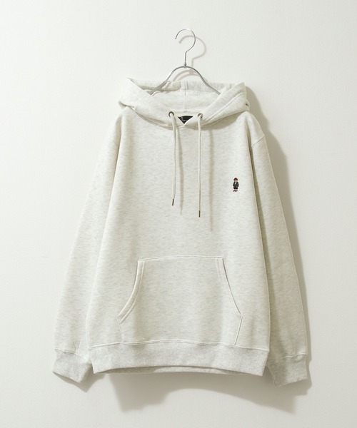 ZIP FIVE（ジップファイブ）の「【ZIP FIVE】【肉厚】アソートパーカー/ワンポイント　クマ刺繍（パーカー・レディース・カーキ系1/カーキ/グレー系1/ブラック/ベージュ系/ホワイト系/ブルー系/ネイビー/ブラック系/アイボリー系/オートミール/ホワイト/ブラウン系1/ネイビー系1/ブルー系1/ホワイト系1/ベージュ系1/ベージュ/グレー/カーキ系/グレー系/ブルー/ブラウン系/ネイビー系/ブラウン/アイボリー系1/ブラック系1・LARGE/MEDIUM/X-LARGE）」の18枚目の写真