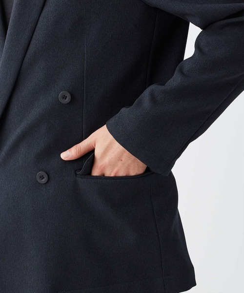 KASHIYAMA（カシヤマ）の「＜ウォッシャブル＞TECH-POLYESTER オックスフォードストレッチ4Bジャケット（テーラードジャケット・メンズ・グレー/ネイビー・マルチサイズ）」の16枚目の写真