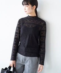 haco! | 手持ちの服がパッと華やぐ　重ね着に便利な総レーストップス(その他トップス)