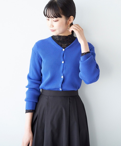 haco!(ハコ)の「手持ちの服がパッと華やぐ 重ね着に便利な総レーストップス(その他トップス・レディース・アイボリー/ブラック・LARGE/MEDIUM/SMALL/X-LARGE)」の9枚目の写真