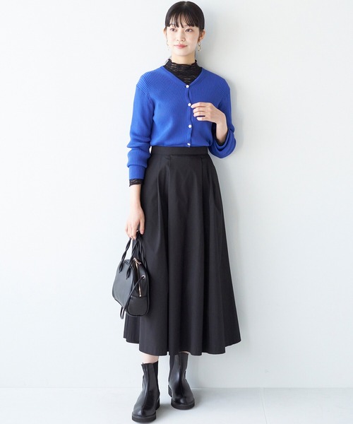 haco!(ハコ)の「手持ちの服がパッと華やぐ 重ね着に便利な総レーストップス(その他トップス・レディース・アイボリー/ブラック・LARGE/MEDIUM/SMALL/X-LARGE)」の3枚目の写真