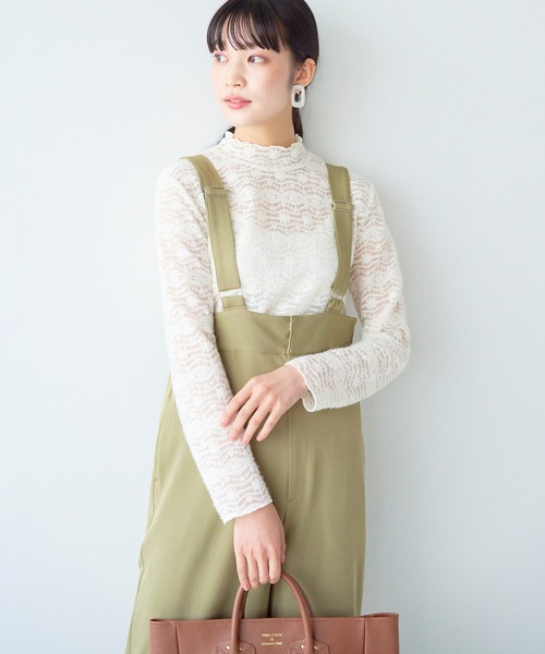 haco!(ハコ)の「手持ちの服がパッと華やぐ 重ね着に便利な総レーストップス(その他トップス・レディース・アイボリー/ブラック・LARGE/MEDIUM/SMALL/X-LARGE)」の19枚目の写真