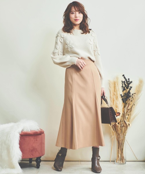 NOELA（ノエラ）の「ハイウエストマーメイドスカート（スカート・レディース・ブルー/ピンク/ブラウン/ベージュ・S/M）」の21枚目の写真