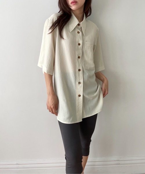 Didot.showroom（ディドット ショールーム）の「long biker shorts（レギンス/スパッツ・レディース・ブラック/ライトグレー・FREE）」の12枚目の写真