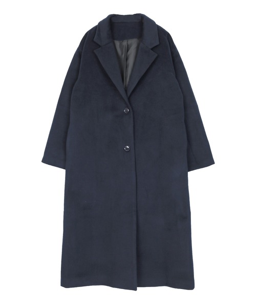 UR'S(ユアーズ)の「チェスターコート(チェスターコート・レディース・キャメル/ネイビー/ブルー・L/S/M)」の2枚目の写真