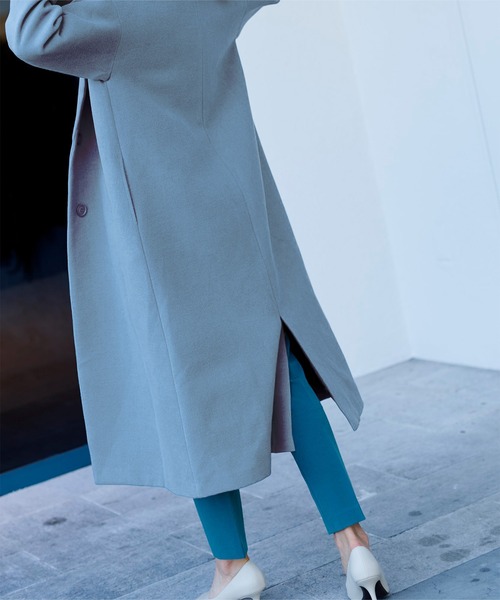 UR'S(ユアーズ)の「チェスターコート(チェスターコート・レディース・キャメル/ネイビー/ブルー・L/S/M)」の3枚目の写真