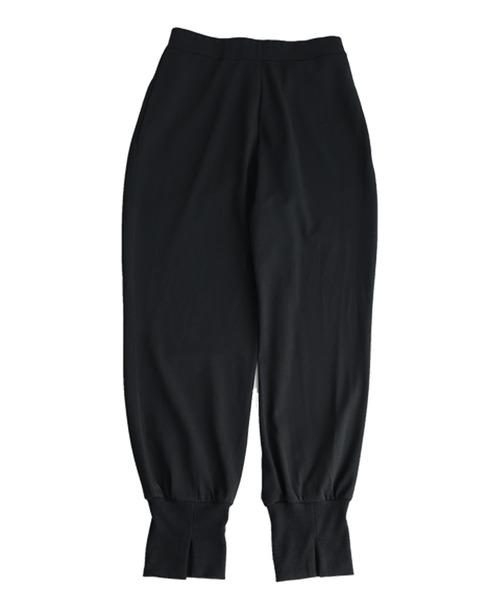 antiqua(アンティカ)の「裾リブストレッチパンツ(その他パンツ・レディース・ブラック/カーキ/ダークカーキ/ダークグレー・M/L)」の5枚目の写真