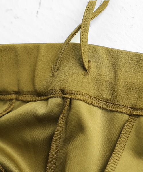 antiqua(アンティカ)の「裾リブストレッチパンツ(その他パンツ・レディース・ブラック/カーキ/ダークカーキ/ダークグレー・M/L)」の8枚目の写真