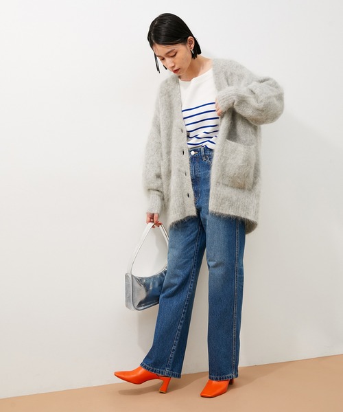 ADAM ET ROPE'（アダムエロペ）の「モヘヤカーディガン（カーディガン