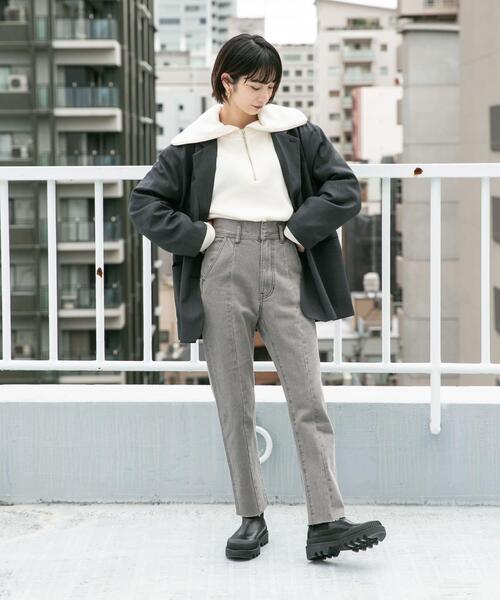 セール】BACKスリットストレートデニム（デニムパンツ）｜KBF