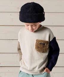 BREEZE | ニット切替トレーナー(スウェット)