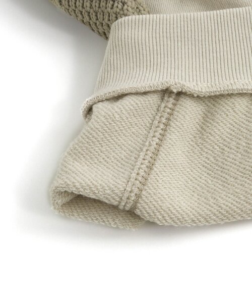 BREEZE（ブリーズ）の「ニット切替トレーナー（スウェット・キッズ・キナリ/チャコール/ブルー・100/90/110/120/140/130/80）」の15枚目の写真