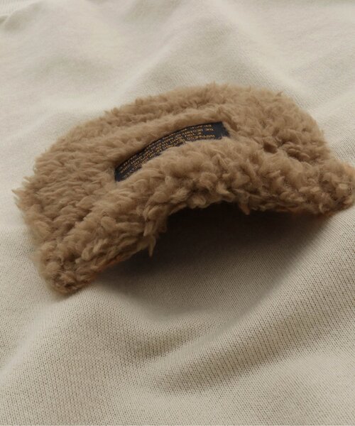 BREEZE（ブリーズ）の「ニット切替トレーナー（スウェット・キッズ・キナリ/チャコール/ブルー・100/90/110/120/140/130/80）」の11枚目の写真