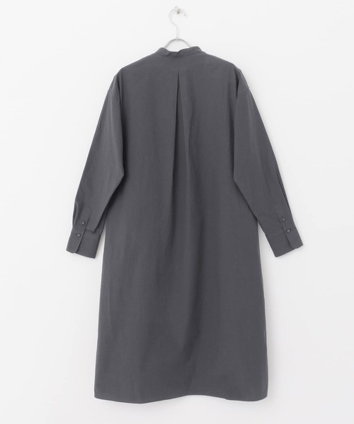 URBAN RESEARCH DOORS（アーバンリサーチドアーズ）の「White Label スーピマコットンスモックワンピース（ワンピース・レディース・グレー系その他/チェック・ONE）」の6枚目の写真