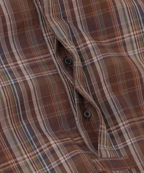 URBAN RESEARCH DOORS（アーバンリサーチドアーズ）の「White Label スーピマコットンスモックワンピース（ワンピース・レディース・グレー系その他/チェック・ONE）」の9枚目の写真