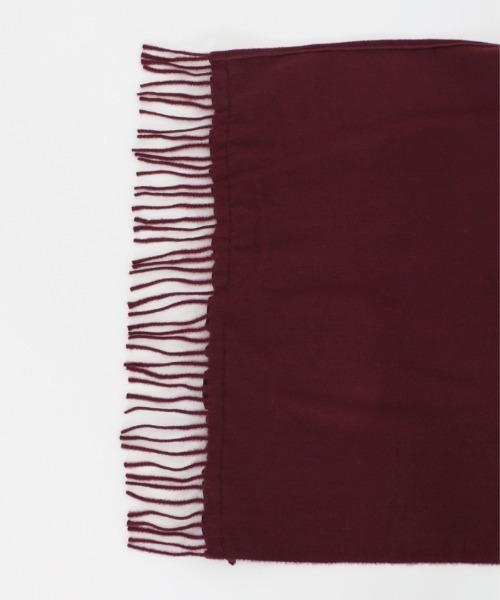 axes femme（アクシーズファム）の「ファーティペット付きストール（ストール/ショール・レディース・ワイン/ネイビー/キナリ・MEDIUM）」の11枚目の写真