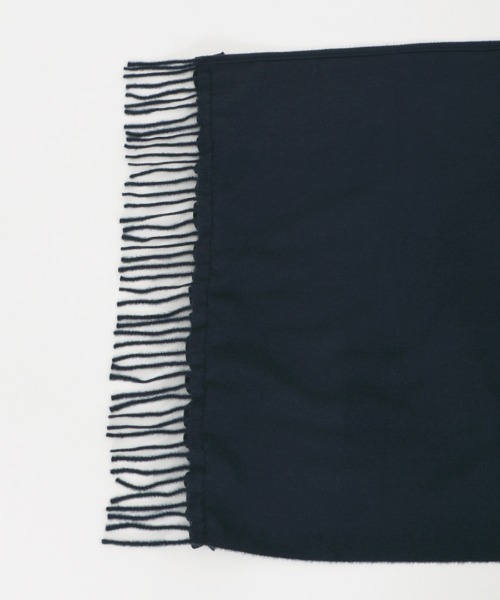 axes femme（アクシーズファム）の「ファーティペット付きストール（ストール/ショール・レディース・ワイン/ネイビー/キナリ・MEDIUM）」の21枚目の写真