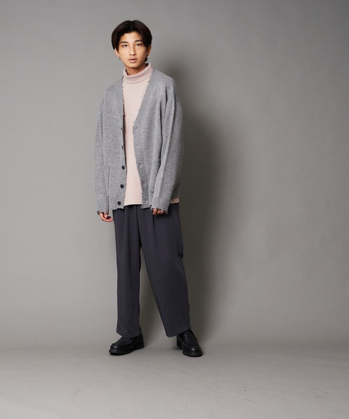 UNIIT(ユニット)の「【UNIIT/ユニット】ダメージニットルーズビッグシルエットカーディガン(カーディガン/ボレロ・メンズ・ダークグリーン/ベージュ/グリーン/杢グレー・SMALL/MEDIUM/LARGE)」の20枚目の写真