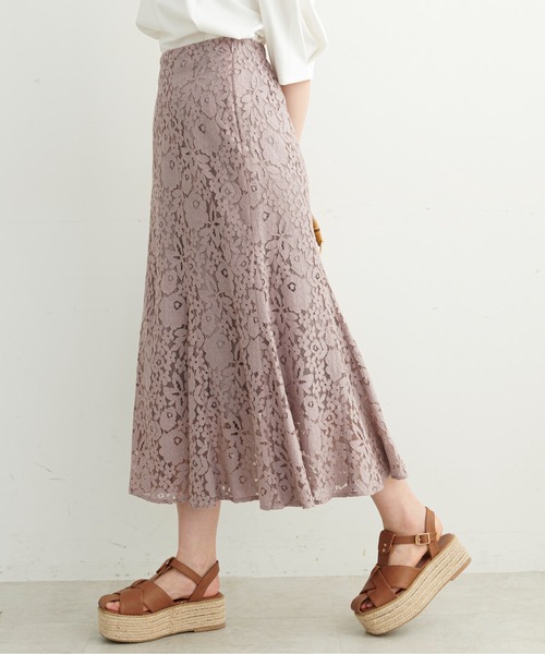 FREE'S MART（フリーズマート）の「【Sシリーズ対応】◇三角マチレースマーメイドスカート（スカート・レディース・パープル/ブラック/ホワイト/オレンジ/ライトグリーン・SMALL/MEDIUM/X-SMALL）」の9枚目の写真