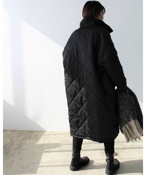 GeeRA（ジーラ）の「リバーシブルモッズコート（モッズコート・レディース・ブラック/カーキブラウン・MEDIUM）」の4枚目の写真