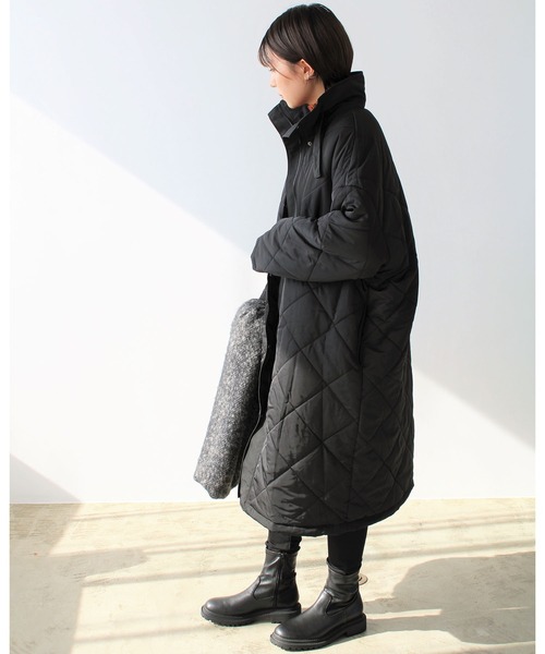 GeeRA（ジーラ）の「リバーシブルモッズコート（モッズコート・レディース・ブラック/カーキブラウン・MEDIUM）」の5枚目の写真