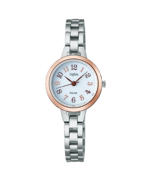Seiko Ingenu アナログ腕時計 Ahjd426 ラウンド ソーラー 腕時計 Ahjd426 レディース アナログ腕時計 Seiko セイコー の