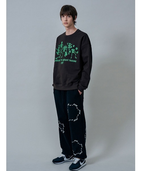 OY（オーワイ）の「『OY/オーワイ』ROUND LOGO JOGGER PANTS/ラウンドロゴジョガーパンツ（その他パンツ・メンズ・ホワイト/ブラック/グレー/グリーン・FREE）」の6枚目の写真
