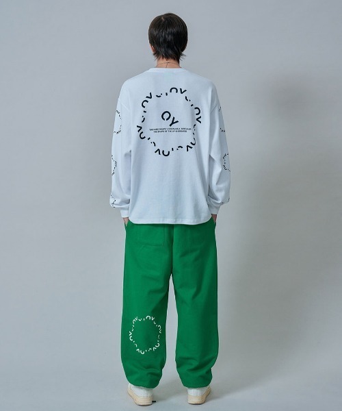OY（オーワイ）の「『OY/オーワイ』ROUND LOGO JOGGER PANTS/ラウンドロゴジョガーパンツ（その他パンツ・メンズ・ホワイト/ブラック/グレー/グリーン・FREE）」の22枚目の写真