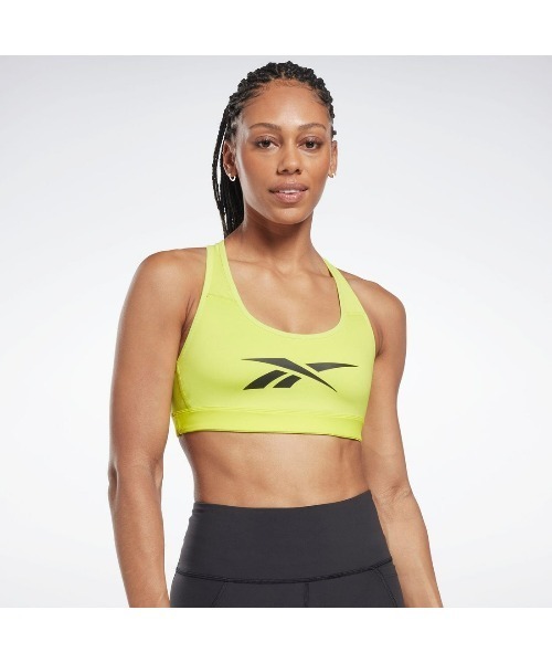 Reebok（リーボック）の「 ラックス ベクター レーサー スポーツブラ / LUX VECTOR RACER SPORTS BRA（スポーツブラ・レディース・ブラック/パープル/ライトパープル/ライトイエロー/ネイビー/オレンジ/チェリーピンク/ベビーピンク/マルーン/インディゴブルー/ピンク/ブルーグレー/ストーン・SMALL/MEDIUM/LARGE/X-LARGE/X-SMALL）」の8枚目の写真
