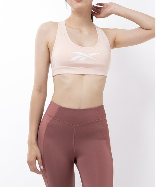 Reebok（リーボック）の「 ラックス ベクター レーサー スポーツブラ / LUX VECTOR RACER SPORTS BRA（スポーツブラ・レディース・ブラック/パープル/ライトパープル/ライトイエロー/ネイビー/オレンジ/チェリーピンク/ベビーピンク/マルーン/インディゴブルー/ピンク/ブルーグレー/ストーン・SMALL/MEDIUM/LARGE/X-LARGE/X-SMALL）」の10枚目の写真