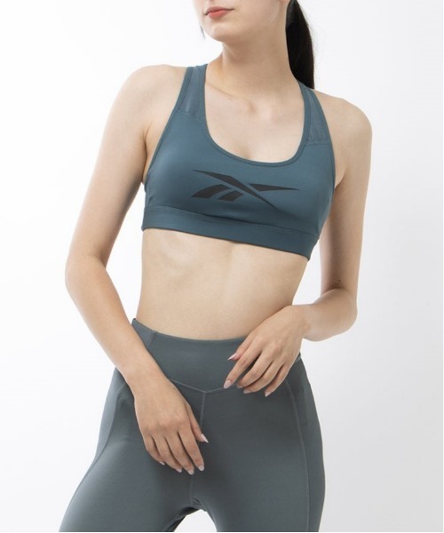 Reebok（リーボック）の「 ラックス ベクター レーサー スポーツブラ / LUX VECTOR RACER SPORTS BRA（スポーツブラ・レディース・ブラック/パープル/ライトパープル/ライトイエロー/ネイビー/オレンジ/チェリーピンク/ベビーピンク/マルーン/インディゴブルー/ピンク/ブルーグレー/ストーン・SMALL/MEDIUM/LARGE/X-LARGE/X-SMALL）」の6枚目の写真
