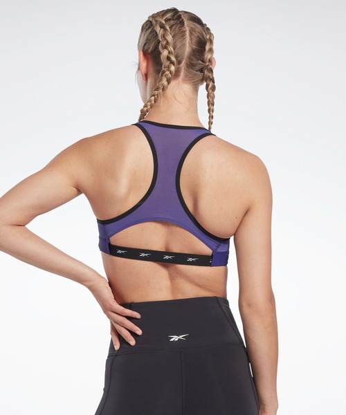 Reebok（リーボック）の「 ラックス ベクター レーサー スポーツブラ / LUX VECTOR RACER SPORTS BRA（スポーツブラ・レディース・ブラック/パープル/ライトパープル/ライトイエロー/ネイビー/オレンジ/チェリーピンク/ベビーピンク/マルーン/インディゴブルー/ピンク/ブルーグレー/ストーン・SMALL/MEDIUM/LARGE/X-LARGE/X-SMALL）」の19枚目の写真