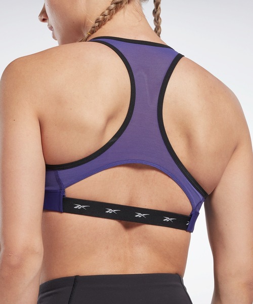 Reebok（リーボック）の「 ラックス ベクター レーサー スポーツブラ / LUX VECTOR RACER SPORTS BRA（スポーツブラ・レディース・ブラック/パープル/ライトパープル/ライトイエロー/ネイビー/オレンジ/チェリーピンク/ベビーピンク/マルーン/インディゴブルー/ピンク/ブルーグレー/ストーン・SMALL/MEDIUM/LARGE/X-LARGE/X-SMALL）」の21枚目の写真