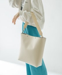 mystic | ベルトハンドルステッチトート(ショルダーバッグ)