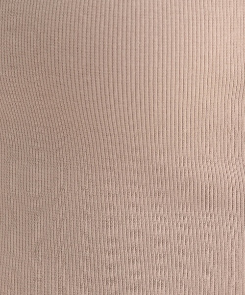 BABYLONE（バビロン）の「BABYLONE / リブショートキャミソール【パット付き】（キャミソール・レディース・ベージュ/モカ/ブラック・フリー）」の14枚目の写真