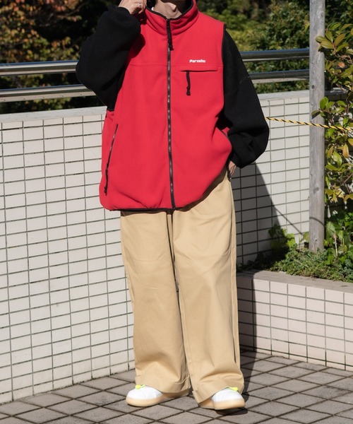 Perushu(ペルーシュ)の「オーバーサイズフリースベスト(その他アウター・メンズ・ダークブラウン/レッド/イエロー/グリーン・MEDIUM/LARGE)」の21枚目の写真