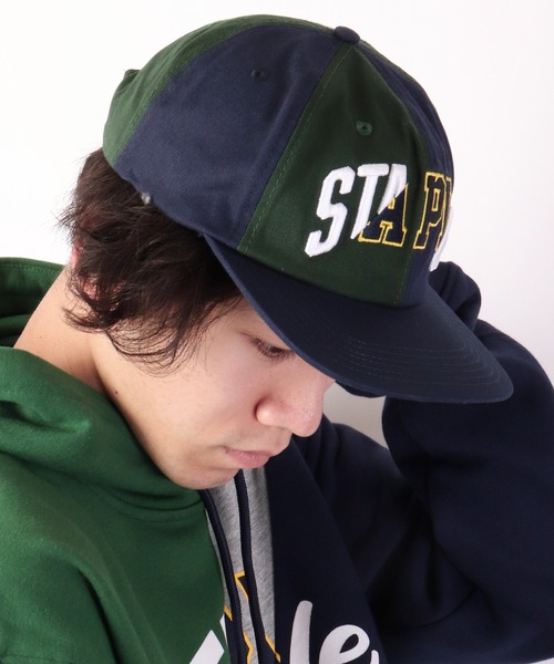 staple（ステイプル）の「【STAPLE】カナル スナップバック ストレートキャップ（キャップ・メンズ・ネイビー・FREE）」の3枚目の写真