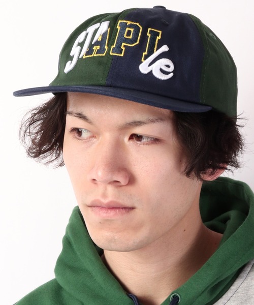 staple（ステイプル）の「【STAPLE】カナル スナップバック ストレートキャップ（キャップ・メンズ・ネイビー・FREE）」の2枚目の写真