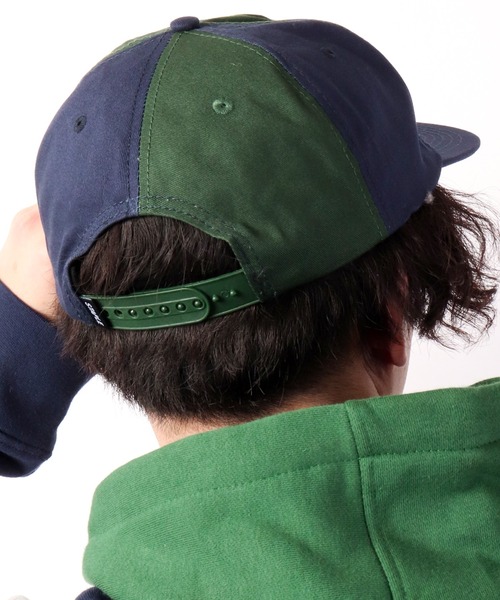 staple（ステイプル）の「【STAPLE】カナル スナップバック ストレートキャップ（キャップ・メンズ・ネイビー・FREE）」の5枚目の写真
