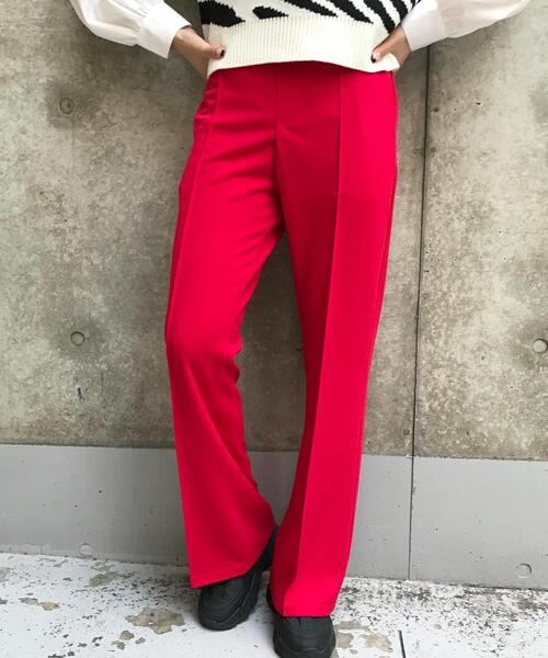 INGNI（イング）の「センターシーム／パンツA（その他パンツ・レディース・イエロー/ブラック/オレンジ/レッド/ピンク/グリーン/ブルー/グリーン系・FREE）」の7枚目の写真