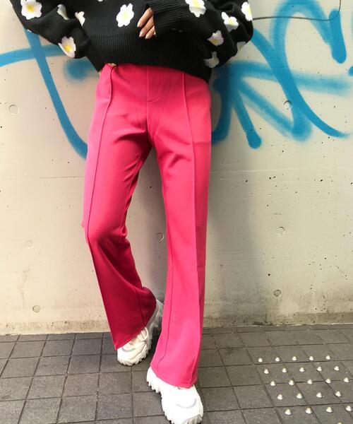 INGNI（イング）の「センターシーム／パンツA（その他パンツ・レディース・イエロー/ブラック/オレンジ/レッド/ピンク/グリーン/ブルー/グリーン系・FREE）」の6枚目の写真