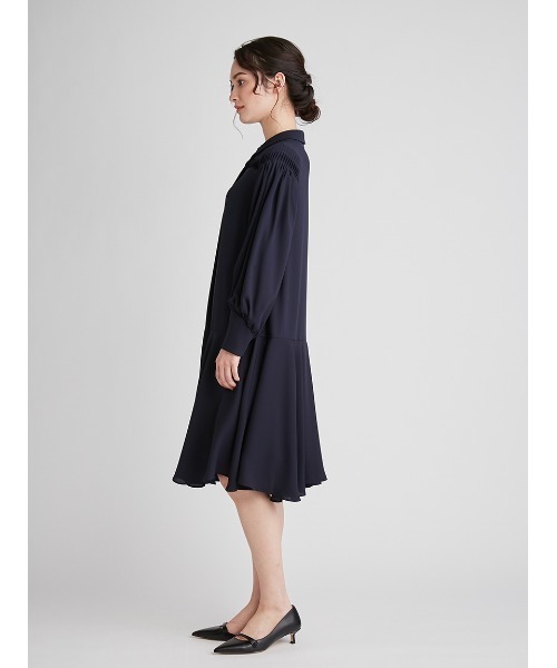 美品 セルフォード ハナエモリ タックディテール Aライン ワンピース CELFORD（セルフォード）の「【HANAE MORI×CELFORDコラボ