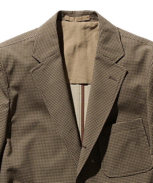 BEAMS PLUS / チェックプリント コンフォート 3ボタン ジャケット BEAMS PLUS（ビームスプラス）の「BEAMS PLUS / チェックプリント