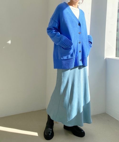 LOWRYS FARM（ローリーズファーム）の「シワサテンマーメイドスカート