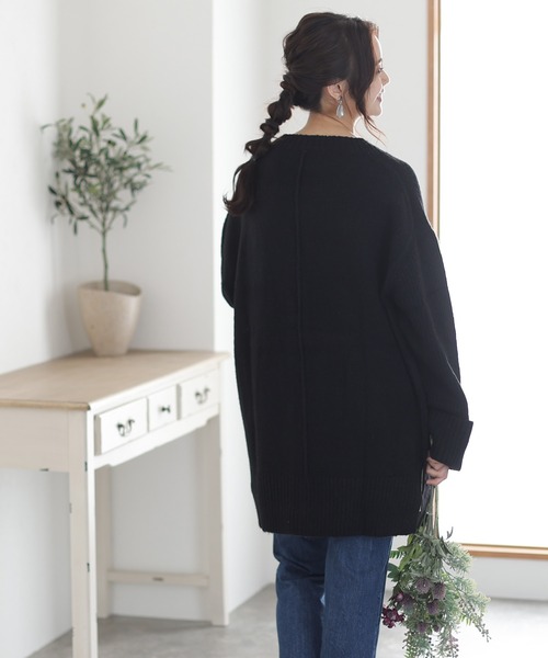 ElegChic(エレグシック)の「ボリュームスリーブ前開きカーディガン(カーディガン/ボレロ・レディース・ライトグレー/ベージュ/ブラウン/グレー/ブラック・L/XXL/4L)」の13枚目の写真